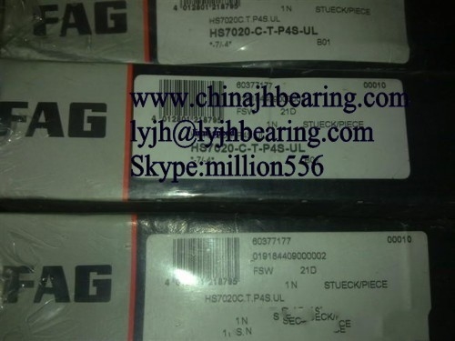 الصين JHB محمل HS7020-C-T-P4S-UL محمل الفولاذ الرئيسي 100x150x24,P4 الدرجة مع الختم،الأسهم المزود