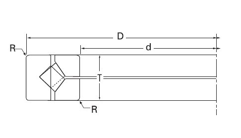 محامل دفع عجلات متقاطعة JXR699050 370 * 495 * 50mm للدوائر الدوارة العمودية / المراكز المزود