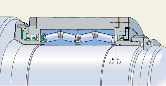 BT4ب 334106 BG/HA1C300VA901 SKF أربعة صفوف من محامل الدوار المتجعدة، الصلب الصلب المزود