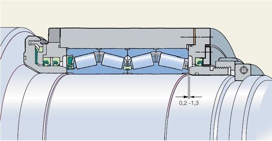 BT4B 329004 BG / HA1VA901 محمل ذو رقبة ملفوفة ، غلاف صلب مقوى ، محمل مدبب ذو 4 صفوف المزود