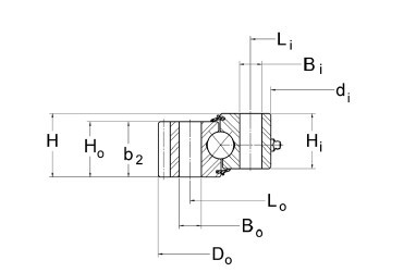 مقياس محامل الدوران MTE-730T، محامل اللوحة الدوارة MTE-730T، أسنان MTE-730T Pd=2.5 المزود
