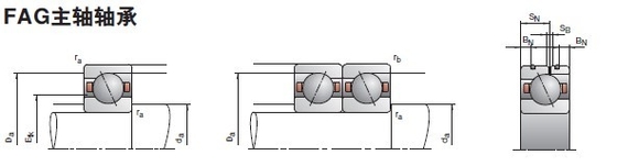 B7012-C-T-P4S-UL محمل المواسير الرئيسية لأداة الآلة،FAG الأصلي،صنف ISOP4،60x95x18mm المزود