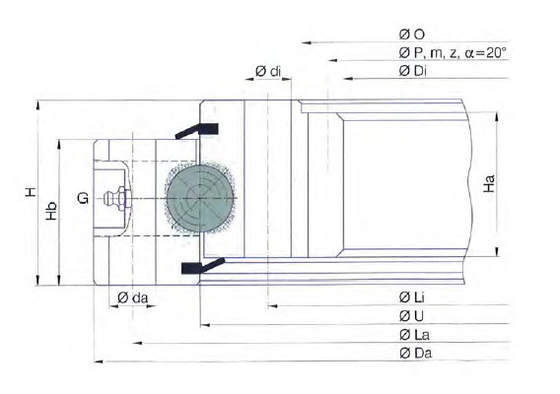TGB I.850.25.00. D1 التوجيه، I.850.25.00.D.1 محمل لوحة التشغيل 850x648x70 ملم المزود