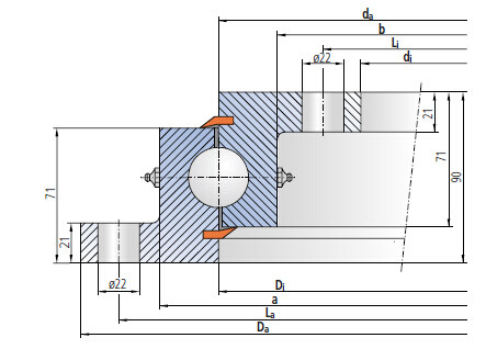 90-32 1155/0-06035 محامل،90-32 1155/0-06035 محامل التشنج،1005x1300x90mm المزود