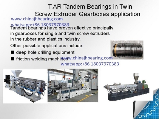 Design Tandem Arrangement F-208004.T6AR Film Extrusion Gearbox Shaft Bearing المزود