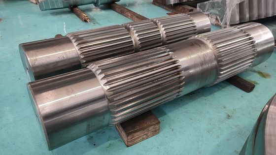 عمود تروس حلزونية لمعدات مطحنة الكرة الثقيلة بزاوية ضغط 25 درجة المزود