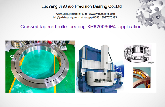 محامل عجلات متقاطعة XR820060 بحجم 760X580X80mm للطاولة الدوارة CNC المزود